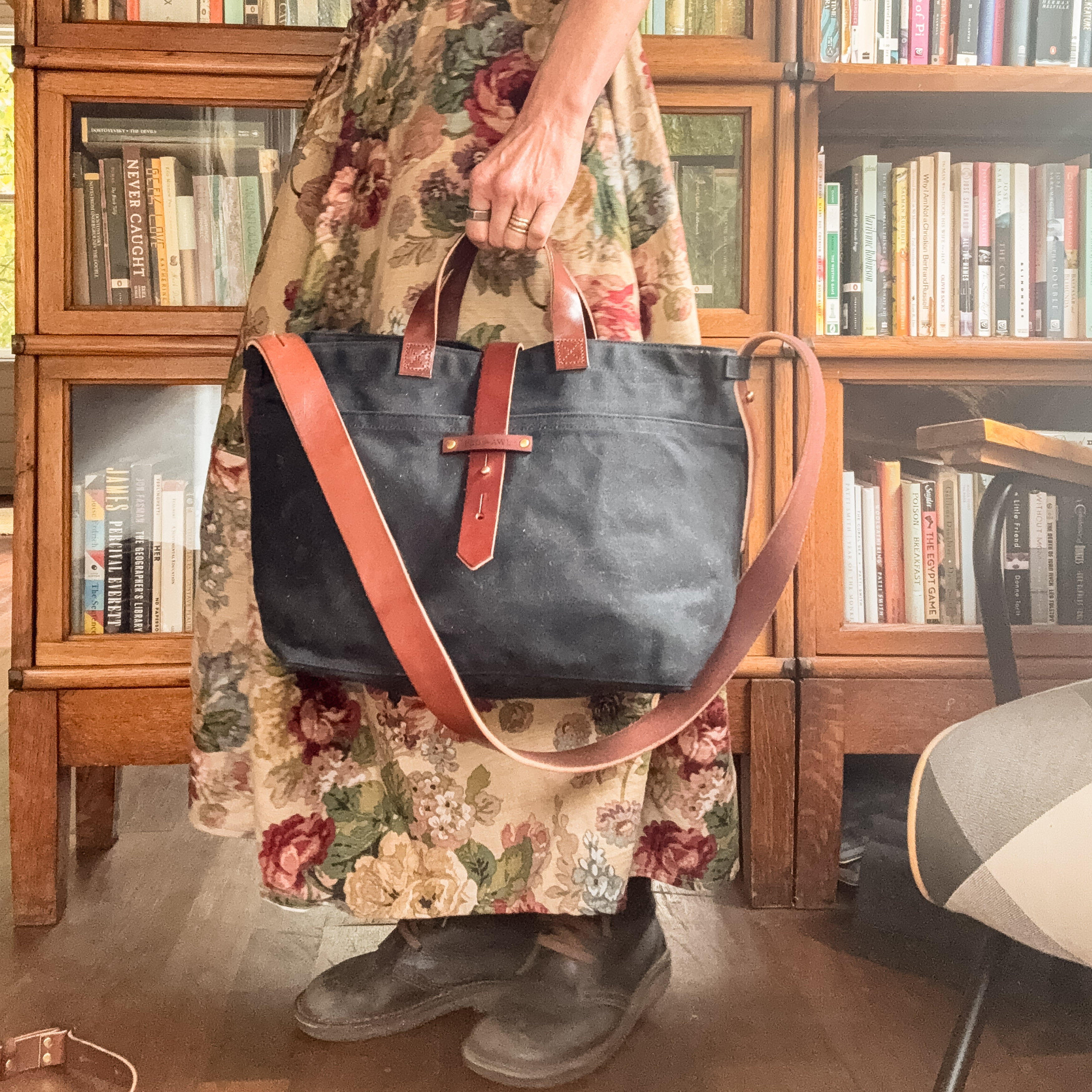Waxed Canvas Tote