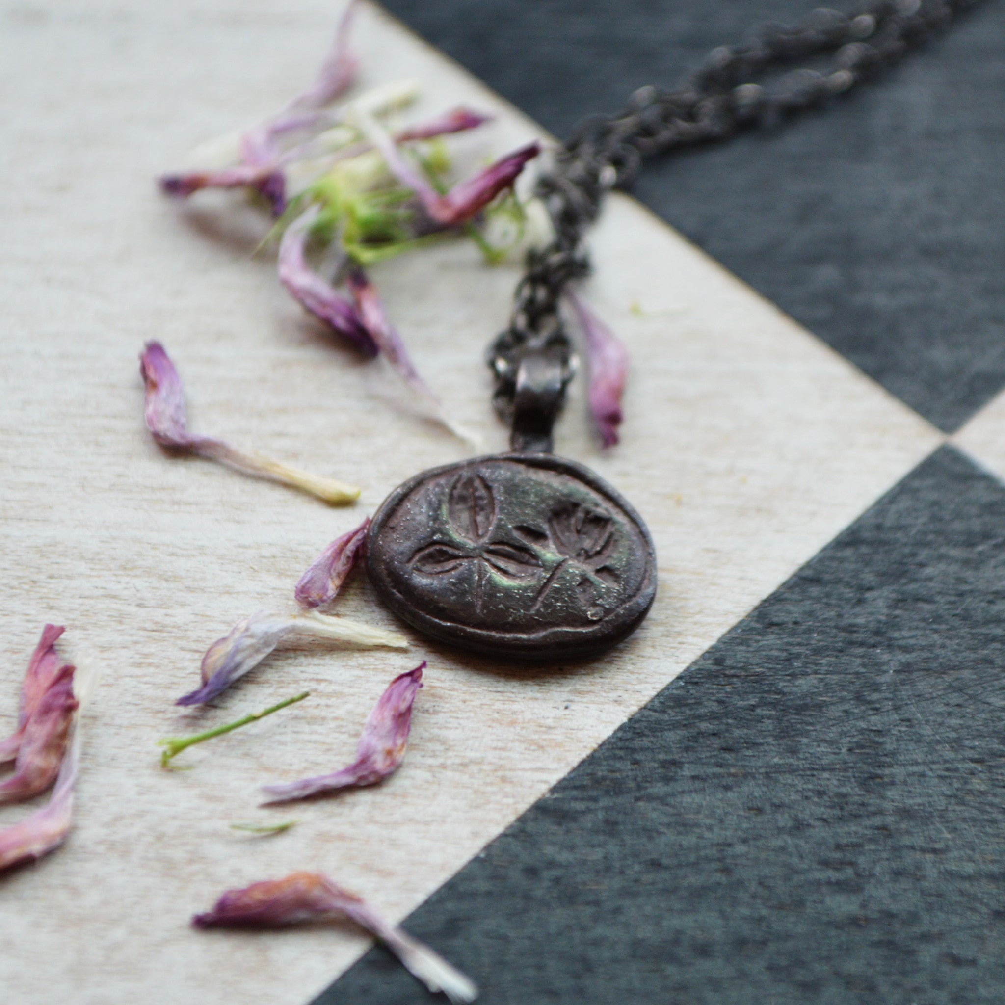 /color- Oxidized Sterling Silver