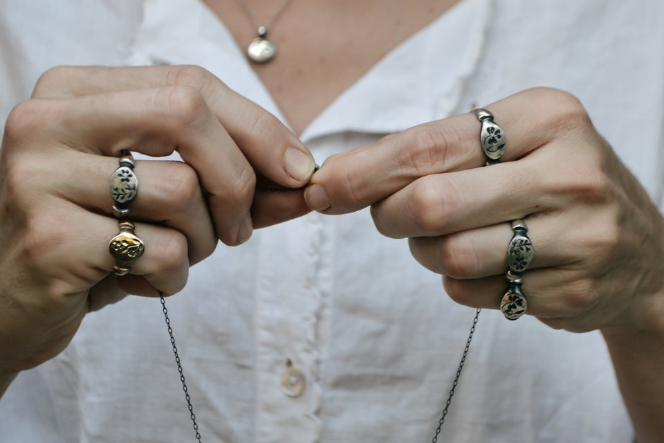 Purslane Botanical Necklace