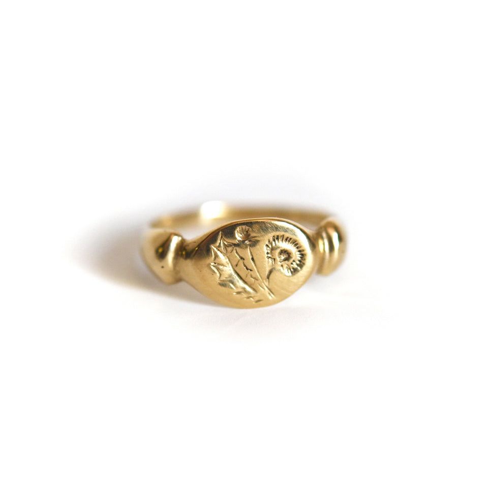 Dandelion Botanical Ring