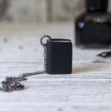 The Jackson Book Necklace (black)