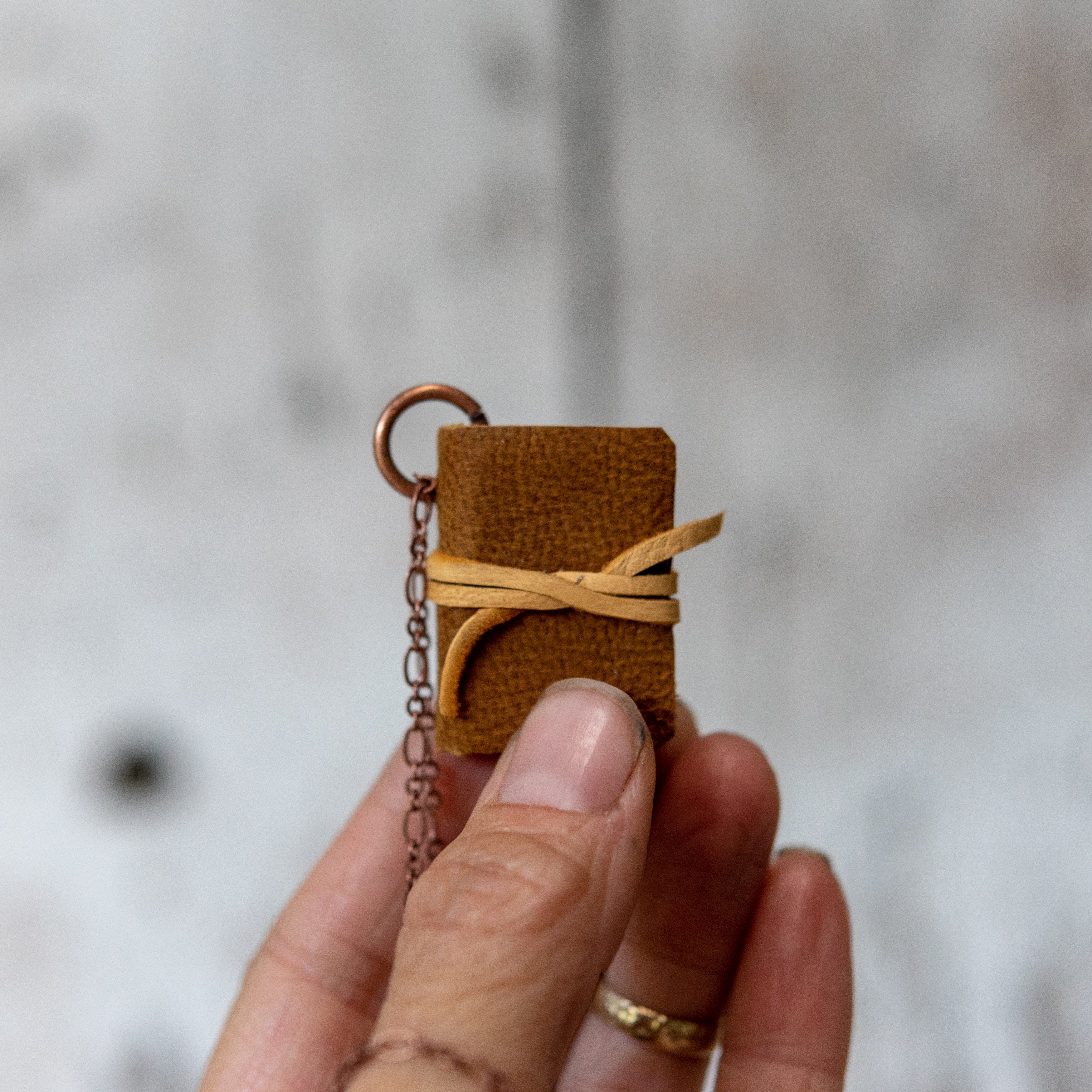 Book Necklace: Husk