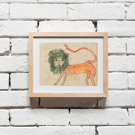 Foundlings Art Print: Saffron
